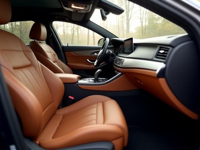 럭셔리 세단 - 실내 디테일링